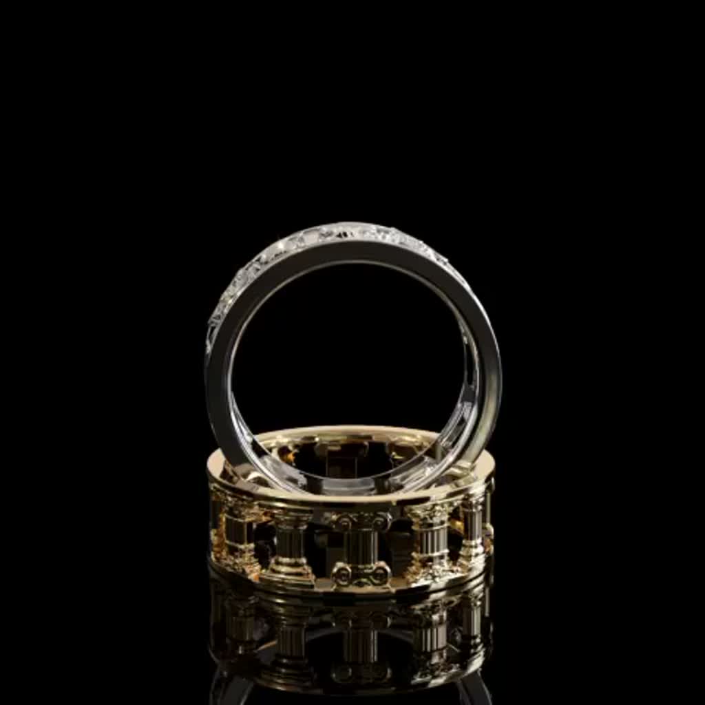 Gallery Baguette Barrel Band product image on black background