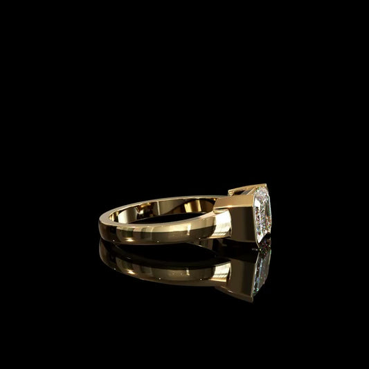 Architectural Gold Band product image on black background